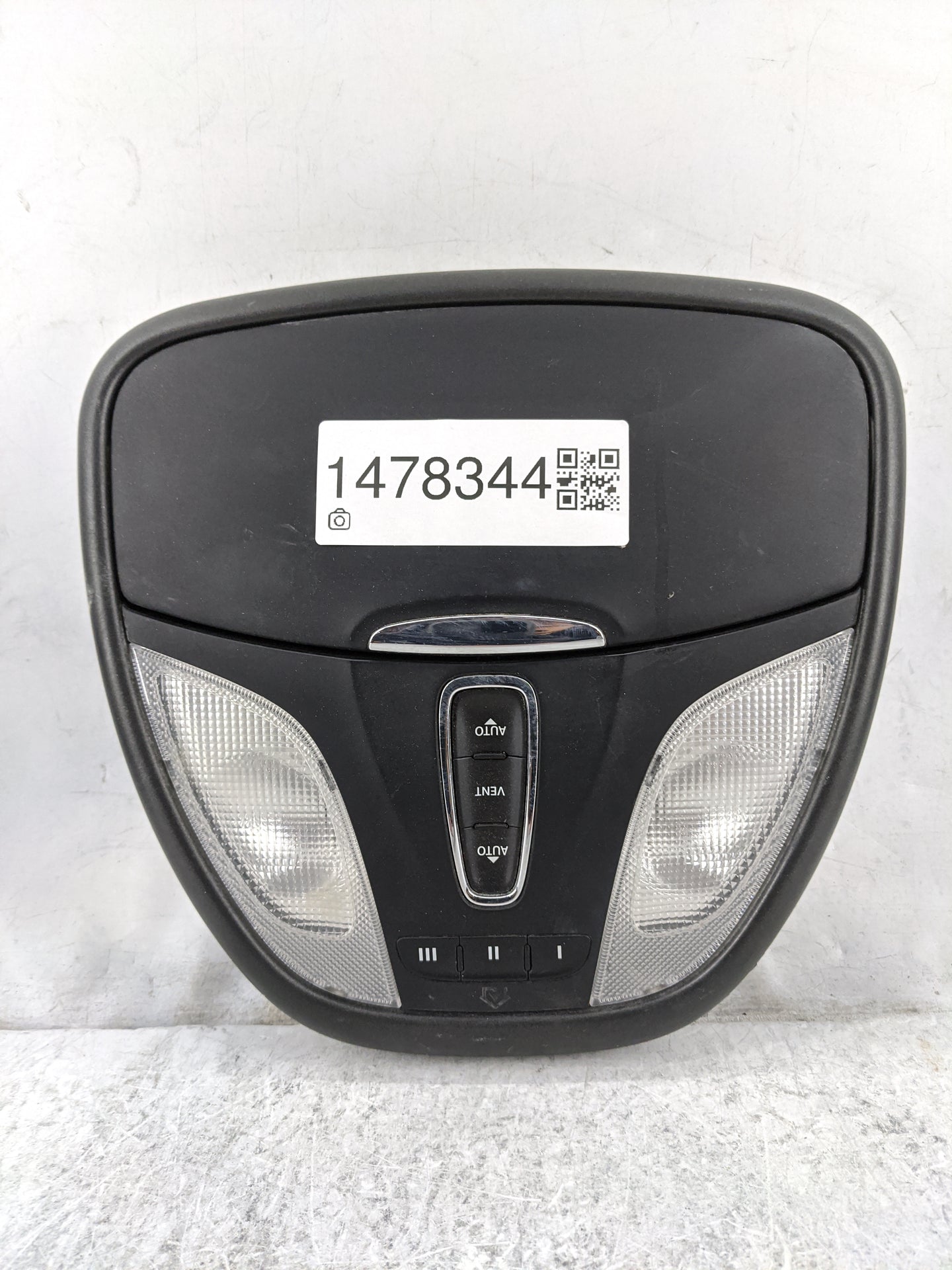 2013 Dodge Dart Overhead Roof Console Black - Oemusedautoparts1.com