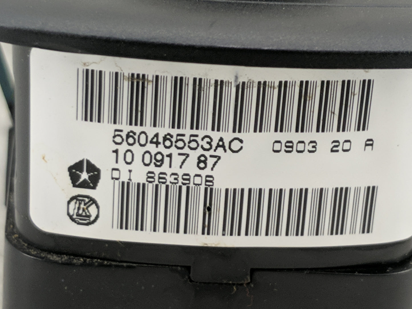 2013-2016 Dodge Dart Master Power Window Switch Replacement Driver Side Left P/N:56046553AC Fits Fits 2013 2014 2015 2016 20