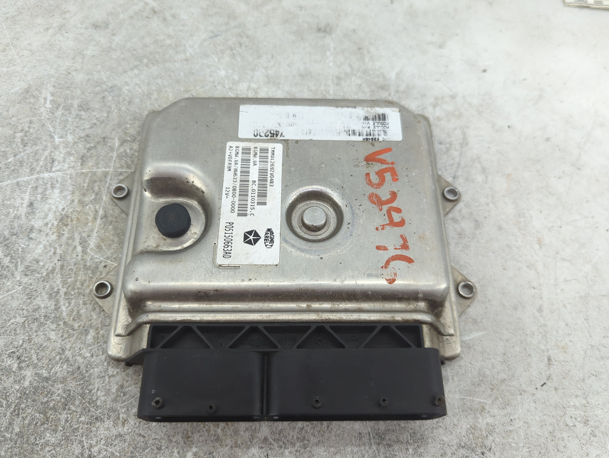 2013 Dodge Dart PCM Engine Control Computer ECU ECM PCU OEM P/N:P05150663AD TMMUL2692V0483, BC.0110315.C Fits OEM Used Auto 