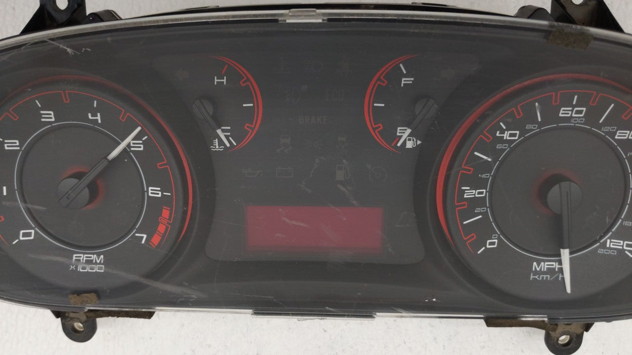 2013 Dodge Dart Instrument Cluster Speedometer Gauges P/N:05091892AC 05091892AE, 56054660AB, 05091892AE Fits OEM Used Auto P