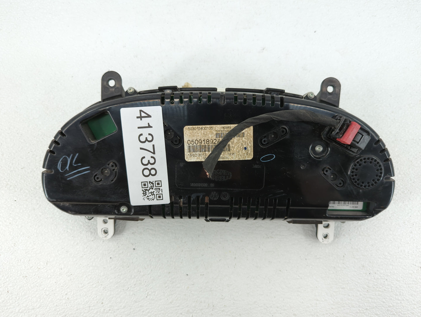 2013 Dodge Dart Instrument Cluster Speedometer Gauges P/N:05091892AE 56054660AA, 05091892AA Fits OEM Used Auto Parts - Oemus