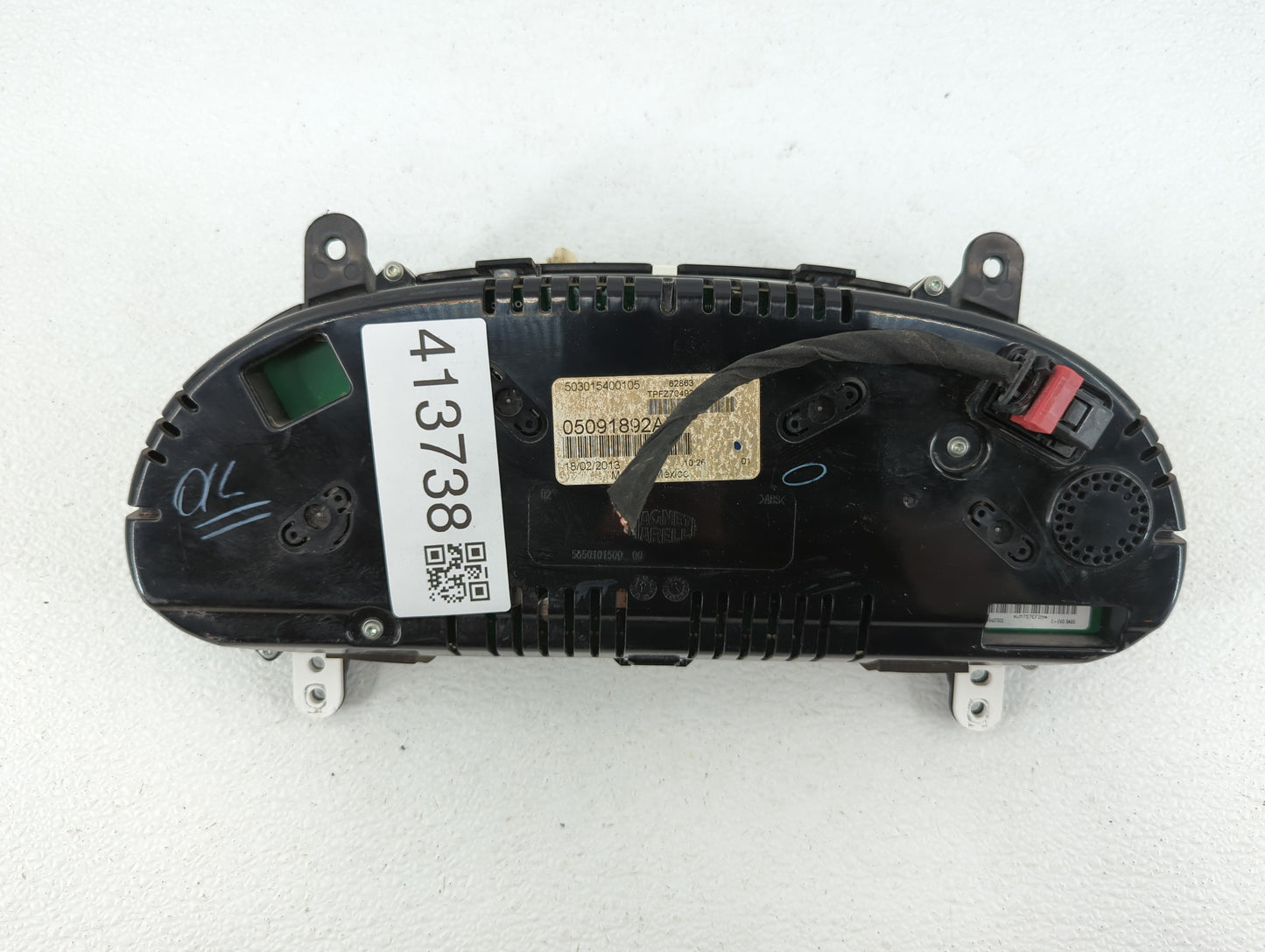 2013 Dodge Dart Instrument Cluster Speedometer Gauges P/N:05091892AE 56054660AA, 05091892AA Fits OEM Used Auto Parts - Oemus