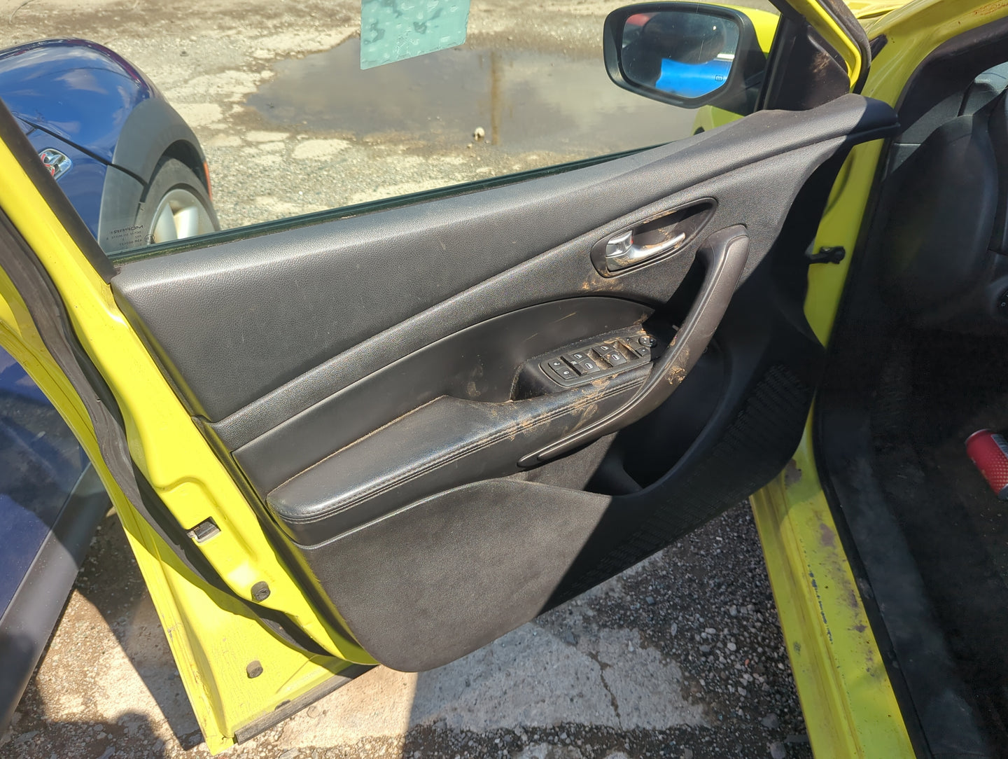 2013 Dodge Dart Front Left Driver Interior Door Panel Trim 5007590 - Oemusedautoparts1.com