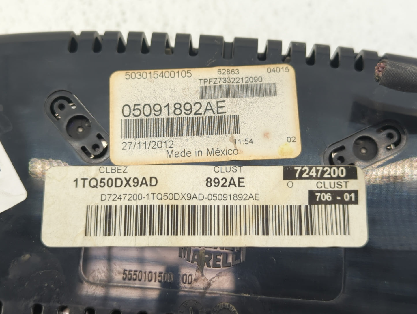 2013 Dodge Dart Instrument Cluster Speedometer Gauges P/N:1TQ50DX9AD 05091892AE Fits OEM Used Auto Parts - Oemusedautoparts1