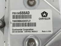 2013 Dodge Dart PCM Engine Control Computer ECU ECM PCU OEM P/N:P05150688AD Fits OEM Used Auto Parts - Oemusedautoparts1.com