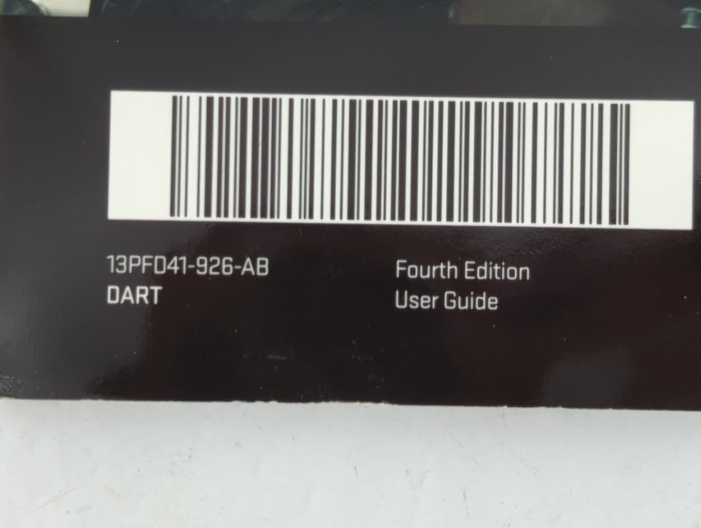 2013 Dodge Dart Owners Manual Book Guide P/N:13PF041-926-AB OEM Used Auto Parts - Oemusedautoparts1.com