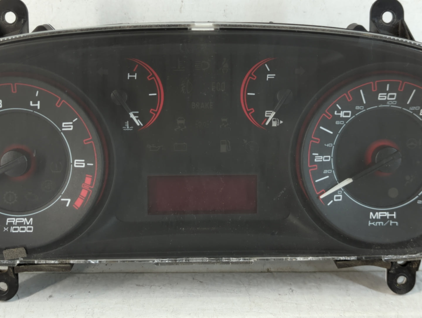 2013 Dodge Dart Instrument Cluster Speedometer Gauges P/N:56054660AA Miles: Fits OEM Used Auto Parts - Oemusedautoparts1.com