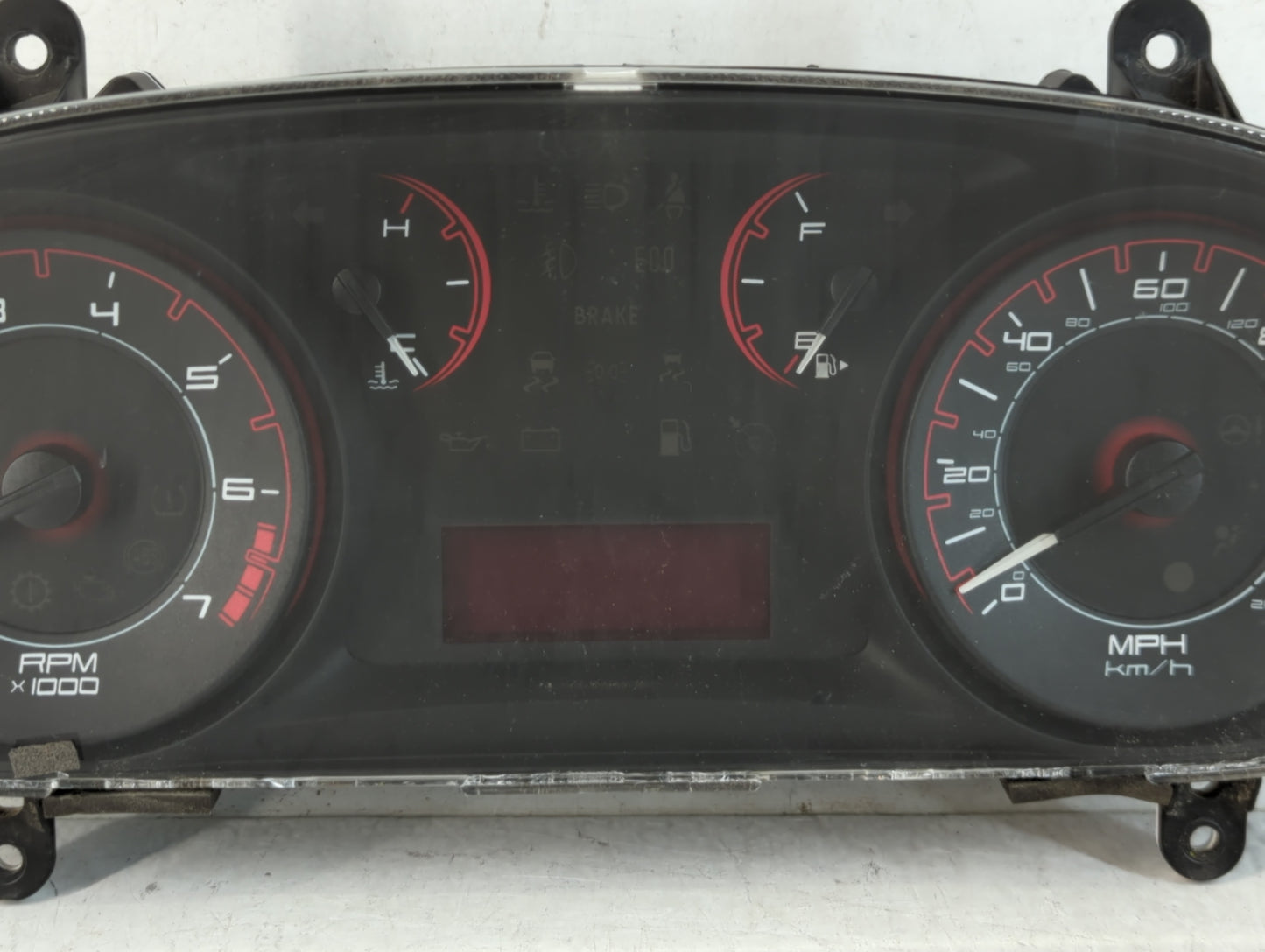 2013 Dodge Dart Instrument Cluster Speedometer Gauges P/N:56054660AA Miles: Fits OEM Used Auto Parts - Oemusedautoparts1.com