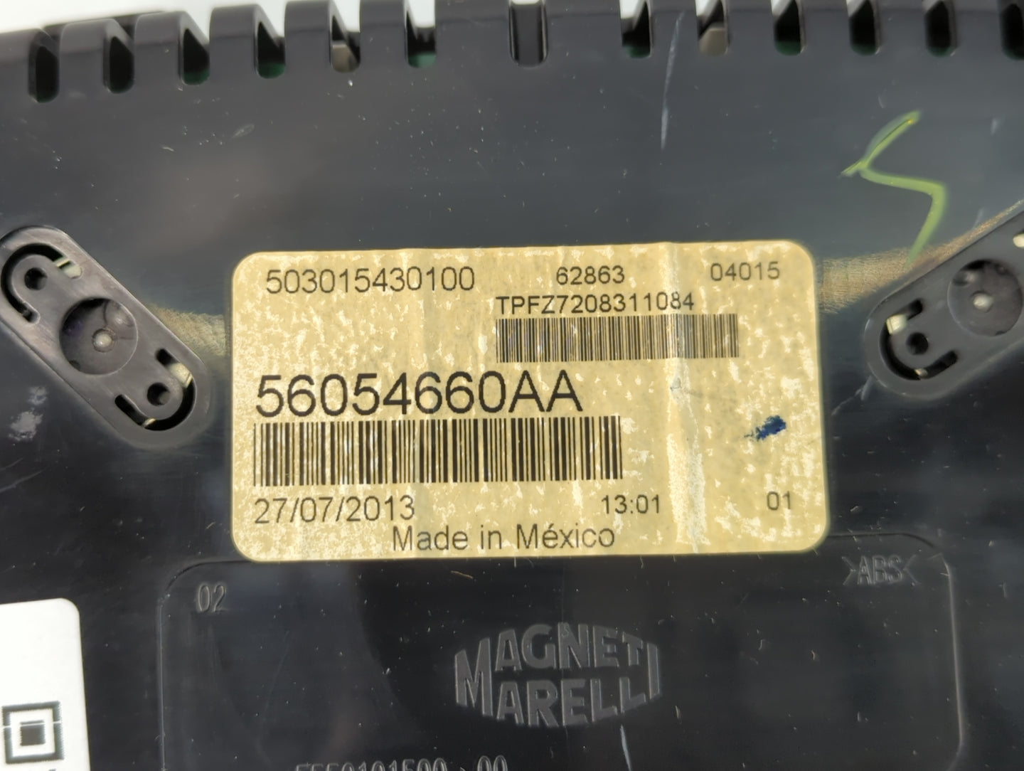 2013 Dodge Dart Instrument Cluster Speedometer Gauges P/N:56054660AA Fits OEM Used Auto Parts - Oemusedautoparts1.com