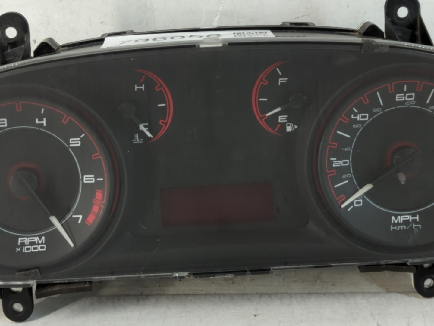 2013 Dodge Dart Instrument Cluster Speedometer Gauges P/N:05091892AD Fits OEM Used Auto Parts - Oemusedautoparts1.com