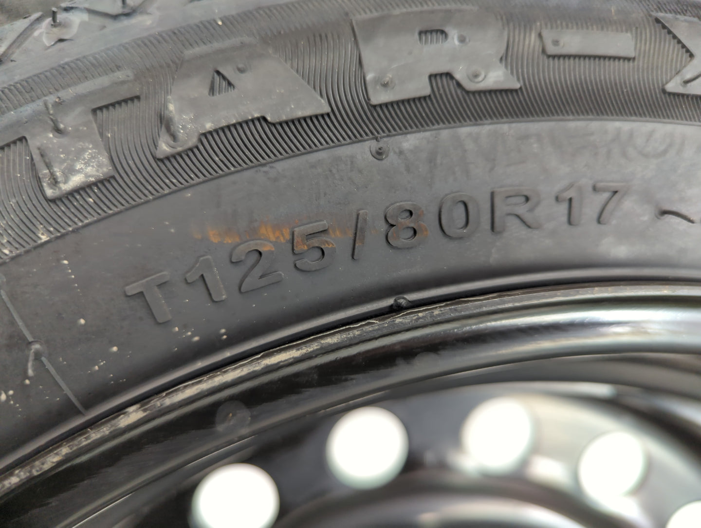 2013-2016 Dodge Dart Spare Donut Tire Wheel Rim Oem - Oemusedautoparts1.com