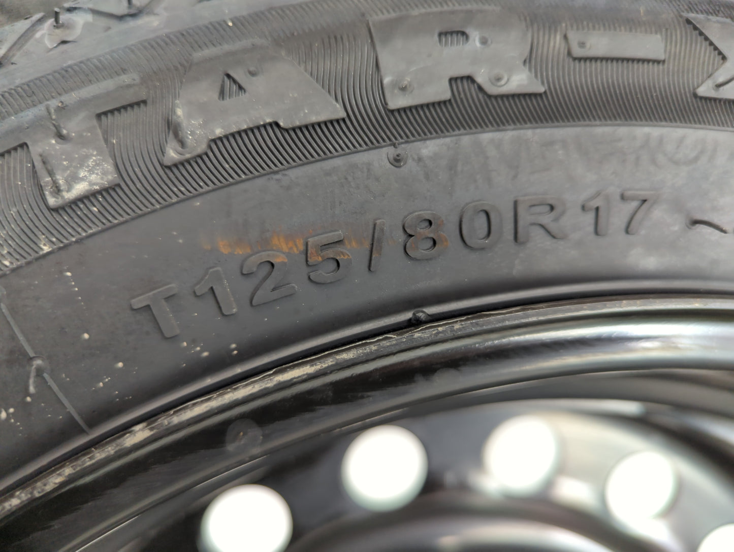 2013-2016 Dodge Dart Spare Donut Tire Wheel Rim Oem - Oemusedautoparts1.com