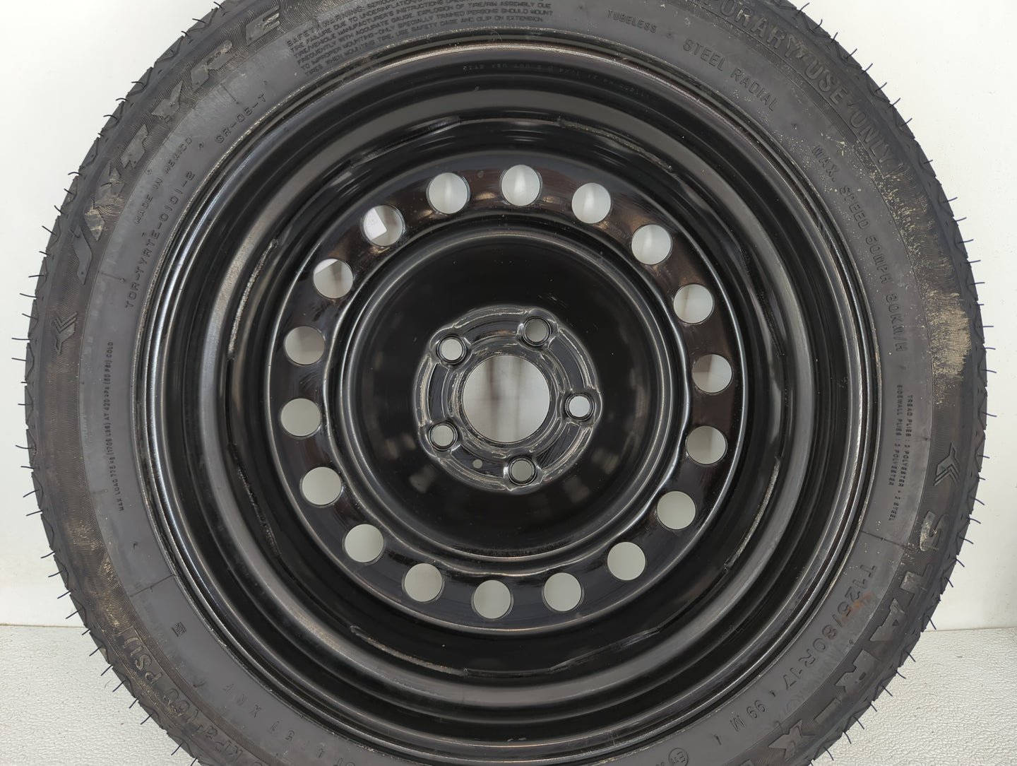 2013-2016 Dodge Dart Spare Donut Tire Wheel Rim Oem - Oemusedautoparts1.com