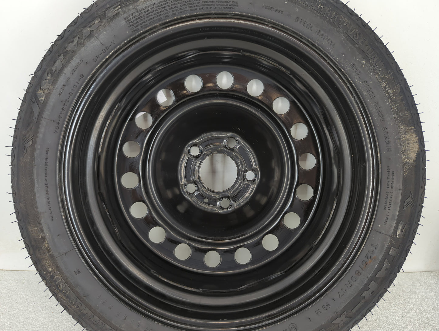2013-2016 Dodge Dart Spare Donut Tire Wheel Rim Oem - Oemusedautoparts1.com
