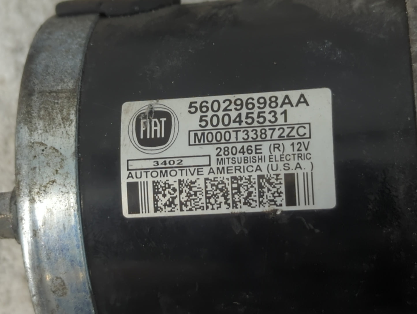2013-2016 Dodge Dart Car Starter Motor Solenoid OEM P/N:56029698AA Fits Fits 2013 2014 2015 2016 OEM Used Auto Parts - Oemus