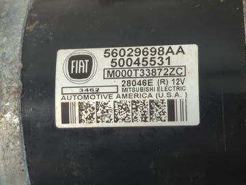 2013-2016 Dodge Dart Car Starter Motor Solenoid OEM P/N:M000T33872ZC 56029698AA Fits Fits 2013 2014 2015 2016 OEM Used Auto Parts
