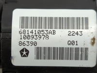 2013 Dodge Dart Headlight Head Light Switch Lamp Control 68141053ab - Oemusedautoparts1.com