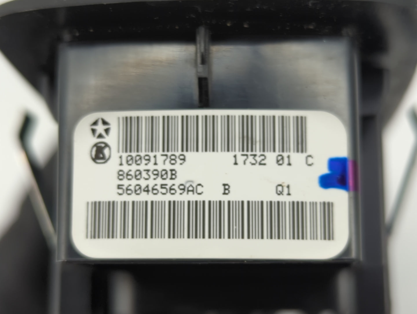 2013 Dodge Dart Master Power Window Switch Replacement Driver Side Left P/N:56046569AC 10091789 Fits OEM Used Auto Parts - O