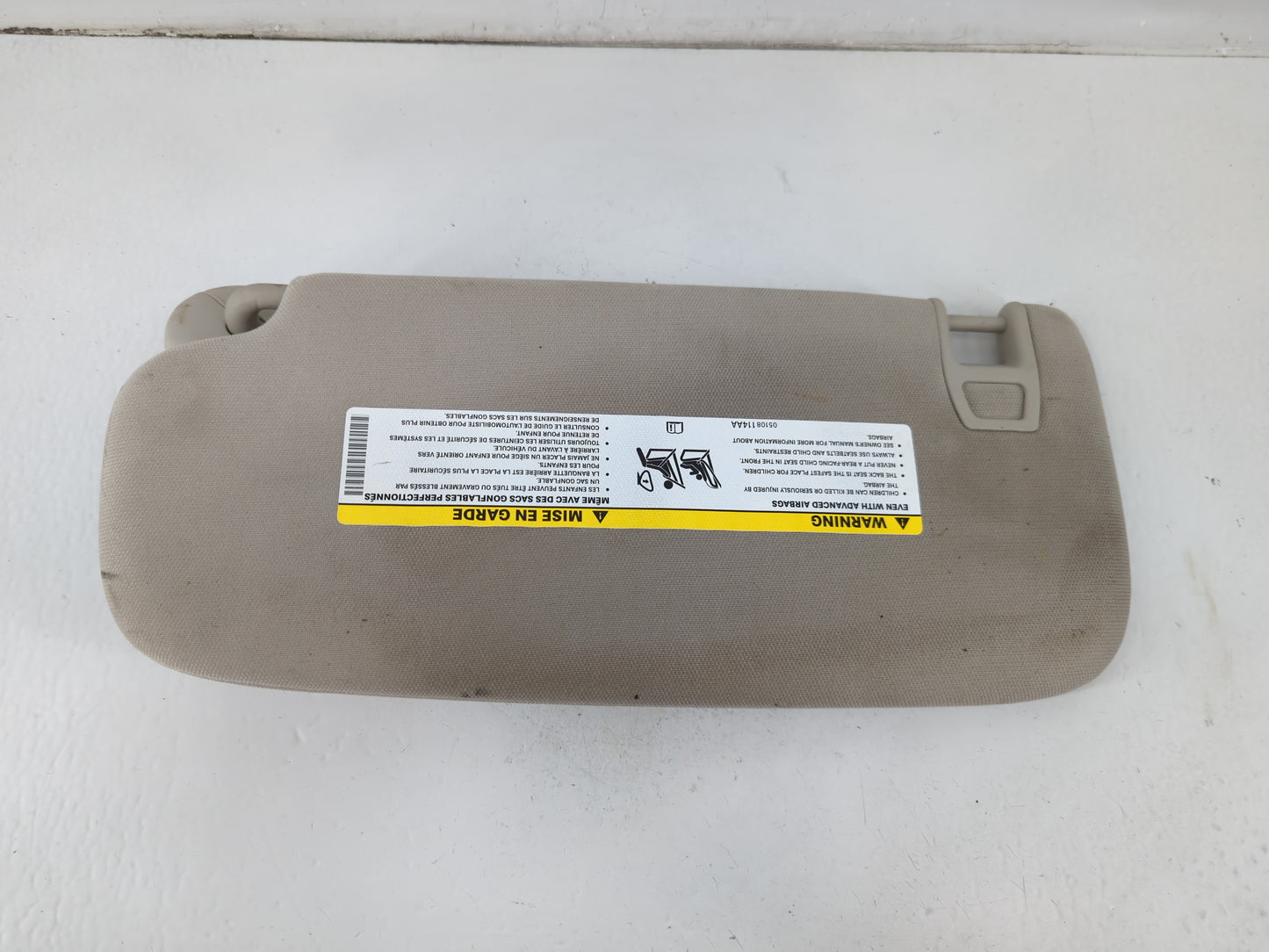 2011-2022 Dodge Durango Sun Visor Shade Replacement Passenger Right Mirror Fits OEM Used Auto Parts - Oemusedautoparts1.com