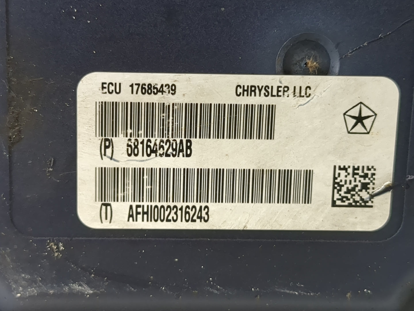 2013 Dodge Durango ABS Pump Control Module Replacement P/N:68164629AB Fits Fits 2014 OEM Used Auto Parts - Oemusedautoparts1