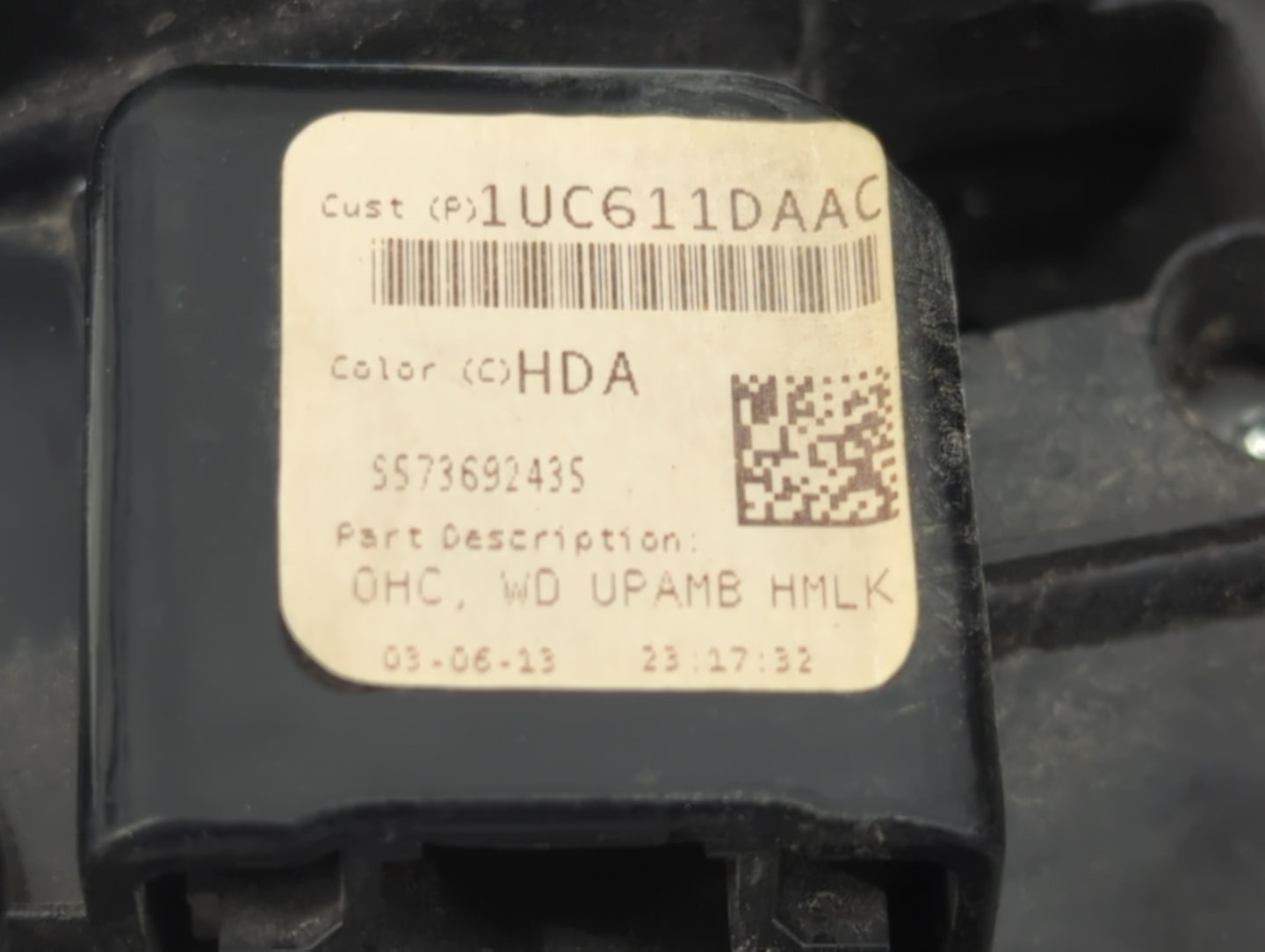 2011-2020 Dodge Durango Overhead Roof Console 1321969 - Oemusedautoparts1.com
