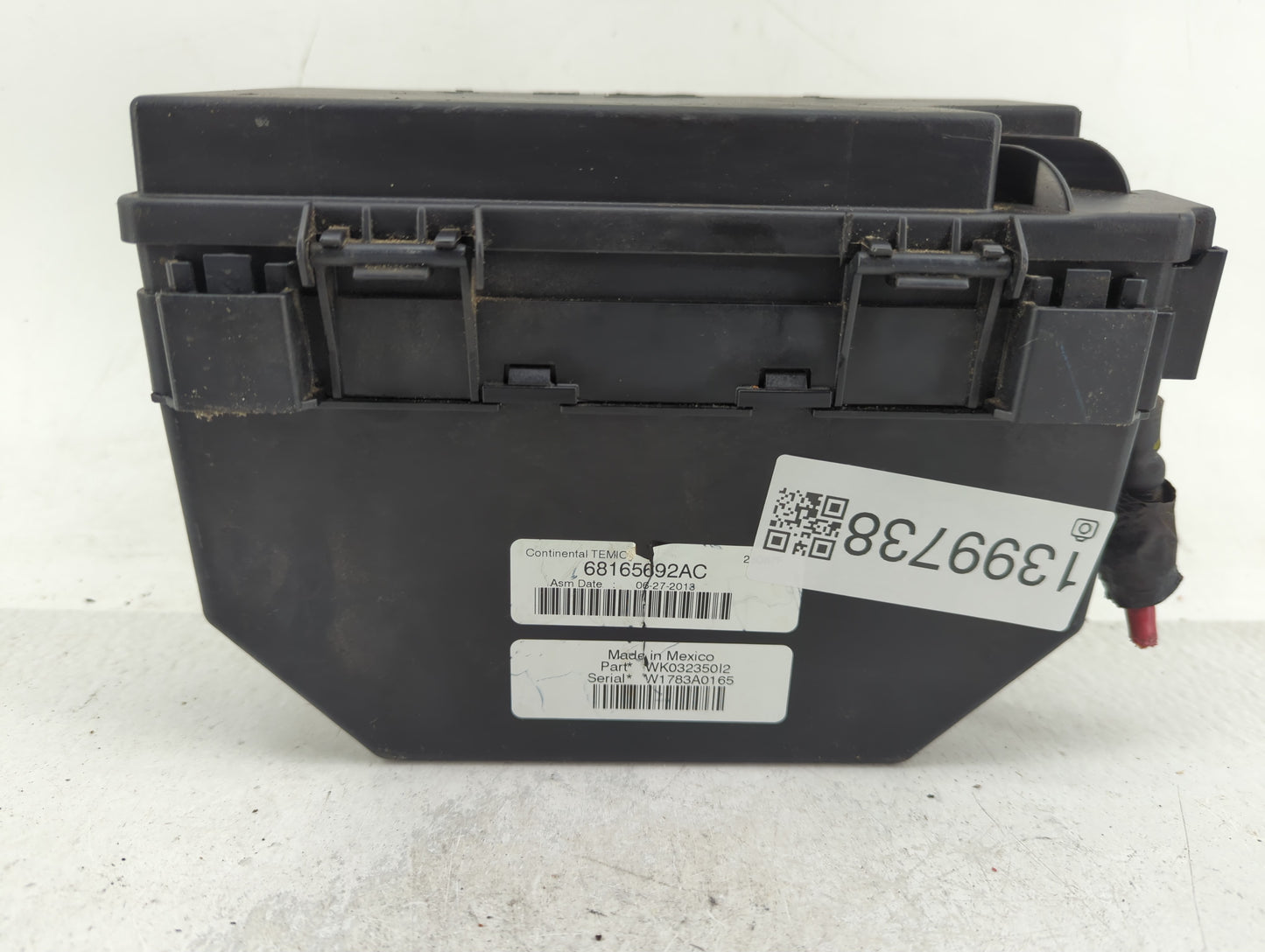 2013-2013 Dodge Durango Fusebox Fuse Box Relay Module Tipm 68165692ac - Oemusedautoparts1.com