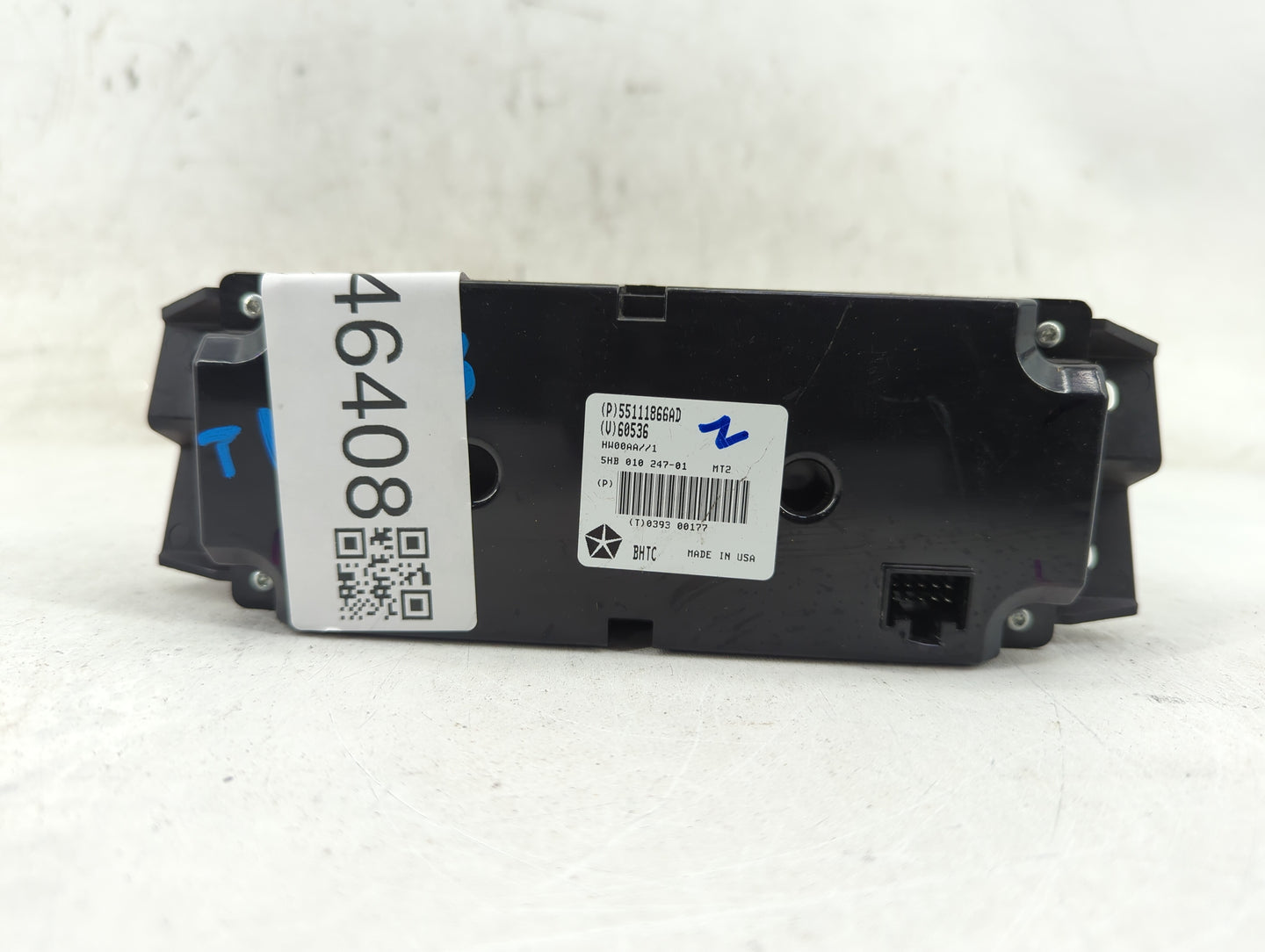 2011-2013 Dodge Durango Climate Control Module Temperature AC/Heater Replacement P/N:55111866AD 5HB010247-01 Fits OEM Used A