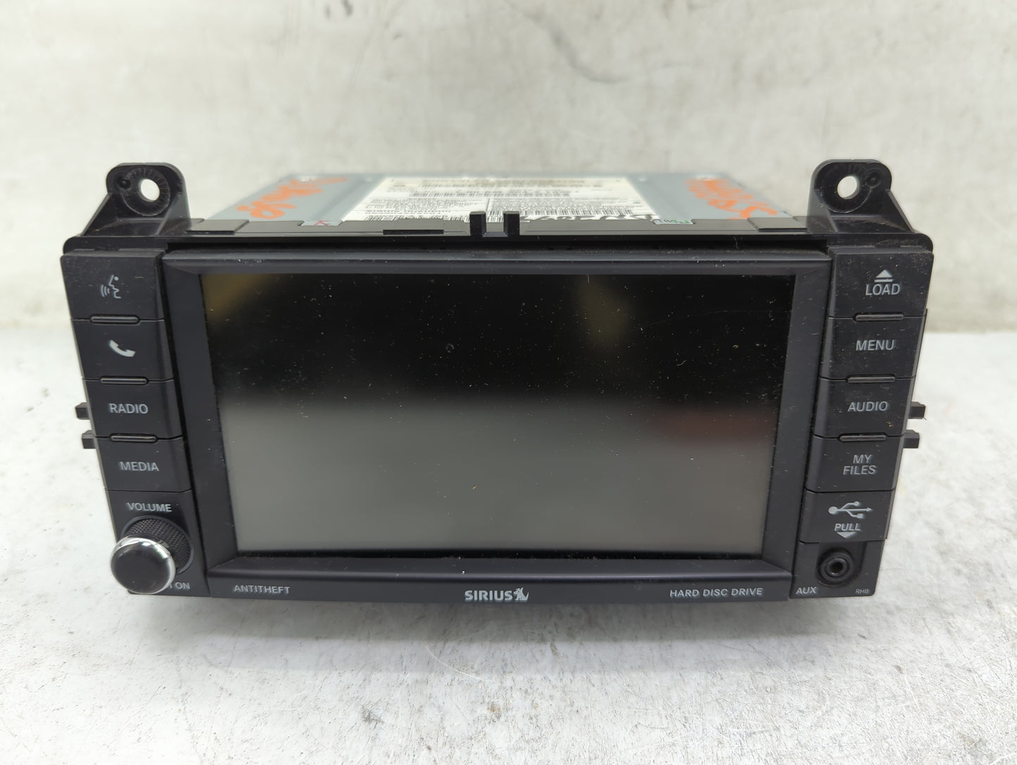 2012-2013 Dodge Durango Radio AM FM Cd Player Receiver Replacement P/N:P05091344AE Fits Fits 2012 2013 OEM Used Auto Parts -
