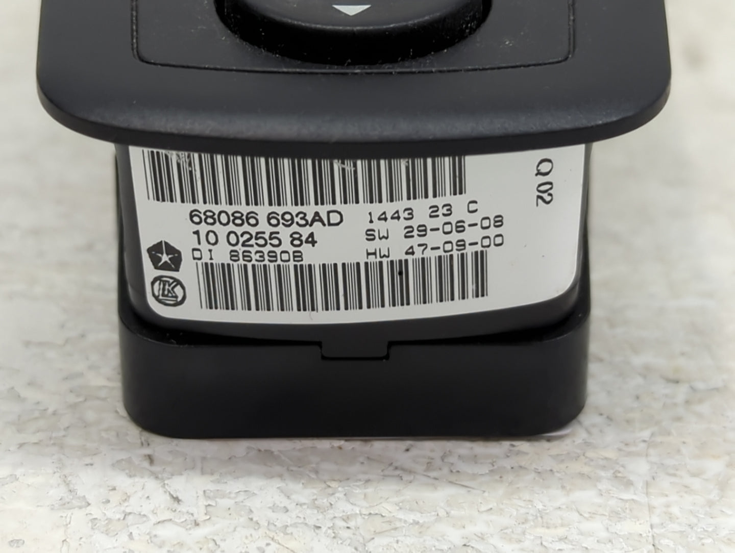 2011-2013 Dodge Durango Master Power Window Switch Replacement Driver Side Left Fits Fits 2011 2012 2013 OEM Used Auto Parts