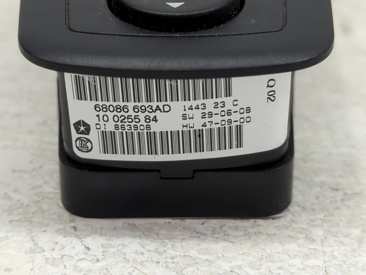 2011-2013 Dodge Durango Master Power Window Switch Replacement Driver Side Left Fits Fits 2011 2012 2013 OEM Used Auto Parts