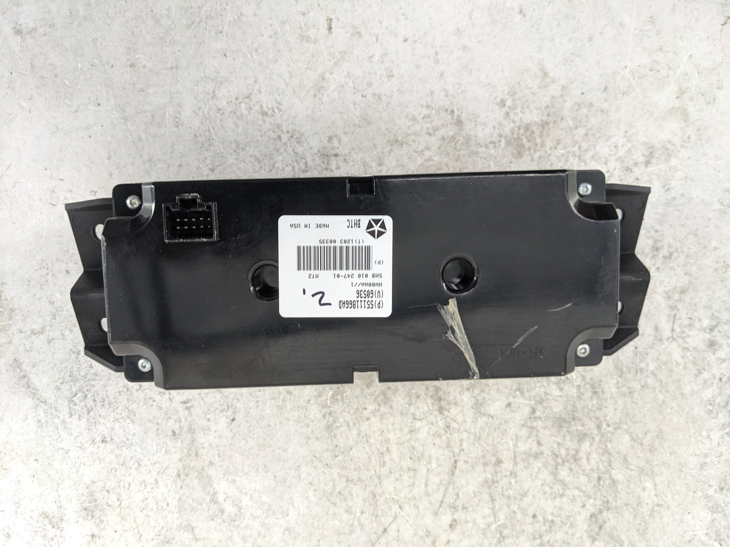 2011-2013 Dodge Durango Climate Control Module Temperature AC/Heater Replacement P/N:55111866AD 68536 Fits Fits 2011 2012 20