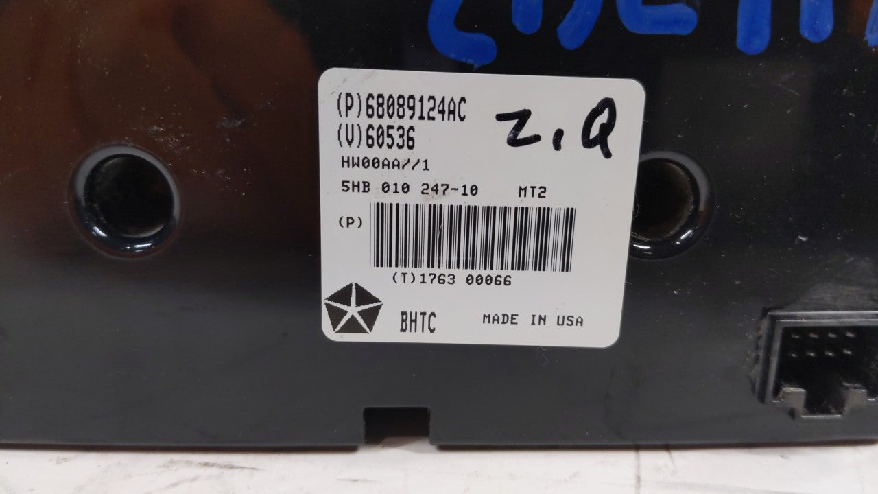 2011-2013 Dodge Durango Climate Control Module Temperature AC/Heater Replacement P/N:68089124AC 55111866AD Fits OEM Used Aut
