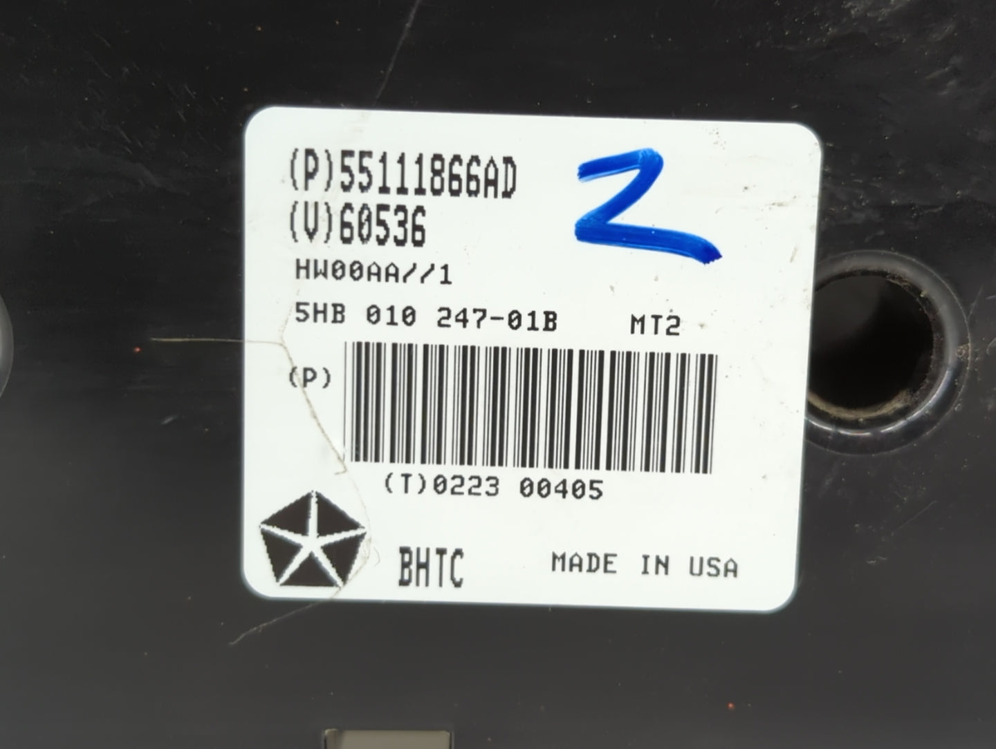 2011-2013 Dodge Durango Climate Control Module Temperature AC/Heater Replacement P/N:55111866AC 68089124AC Fits OEM Used Aut