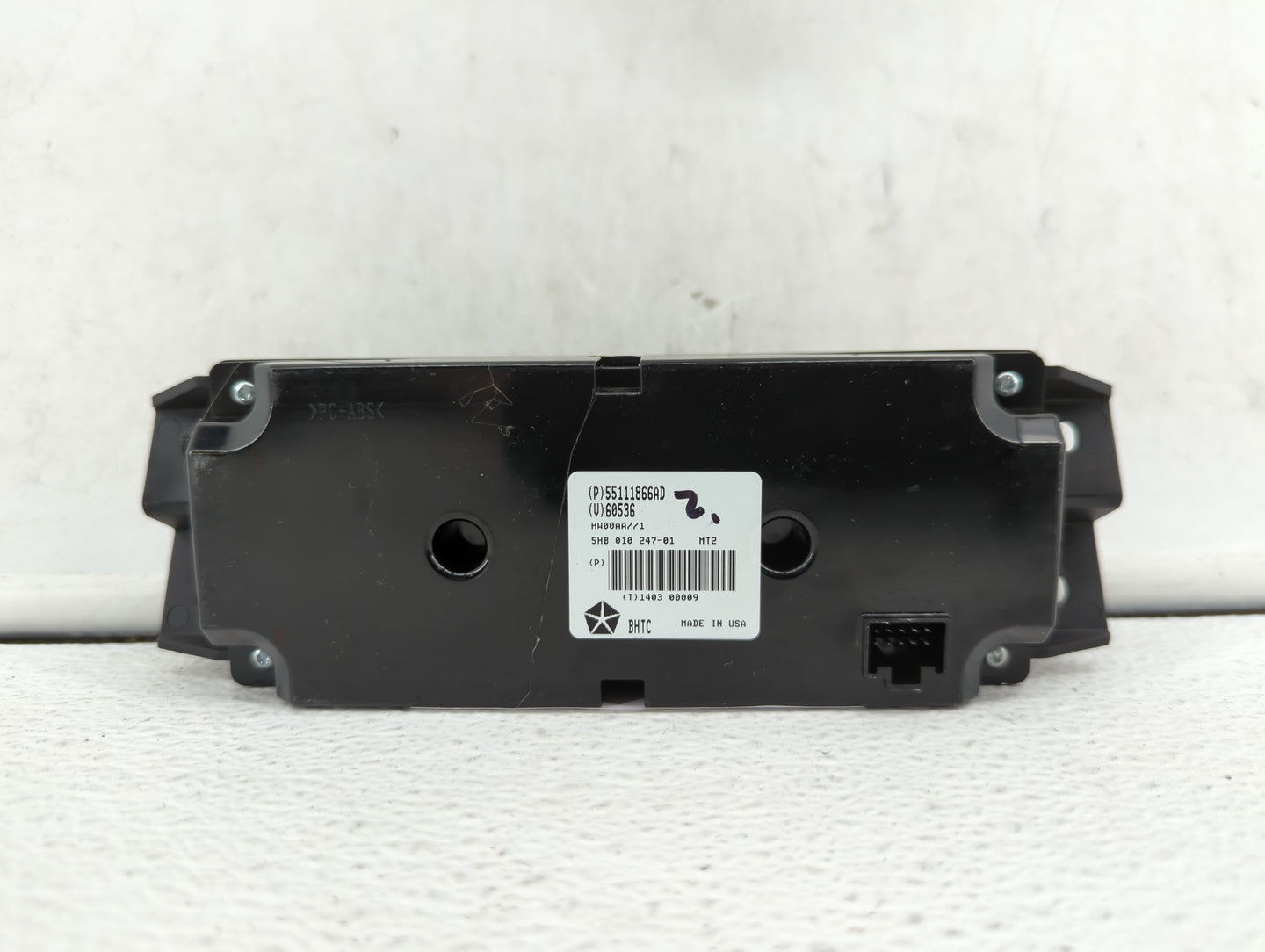 2011-2013 Dodge Durango Climate Control Module Temperature AC/Heater Replacement P/N:55111866AC 68089124AC Fits OEM Used Aut