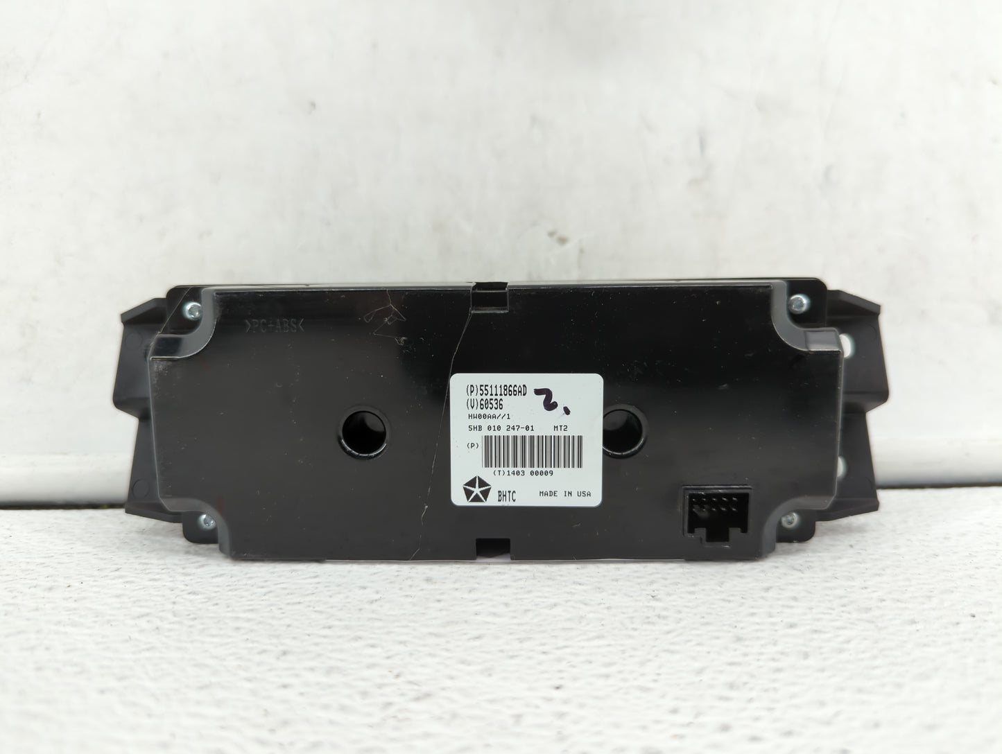 2011-2013 Dodge Durango Climate Control Module Temperature AC/Heater Replacement P/N:55111866AC 68089124AC Fits OEM Used Aut