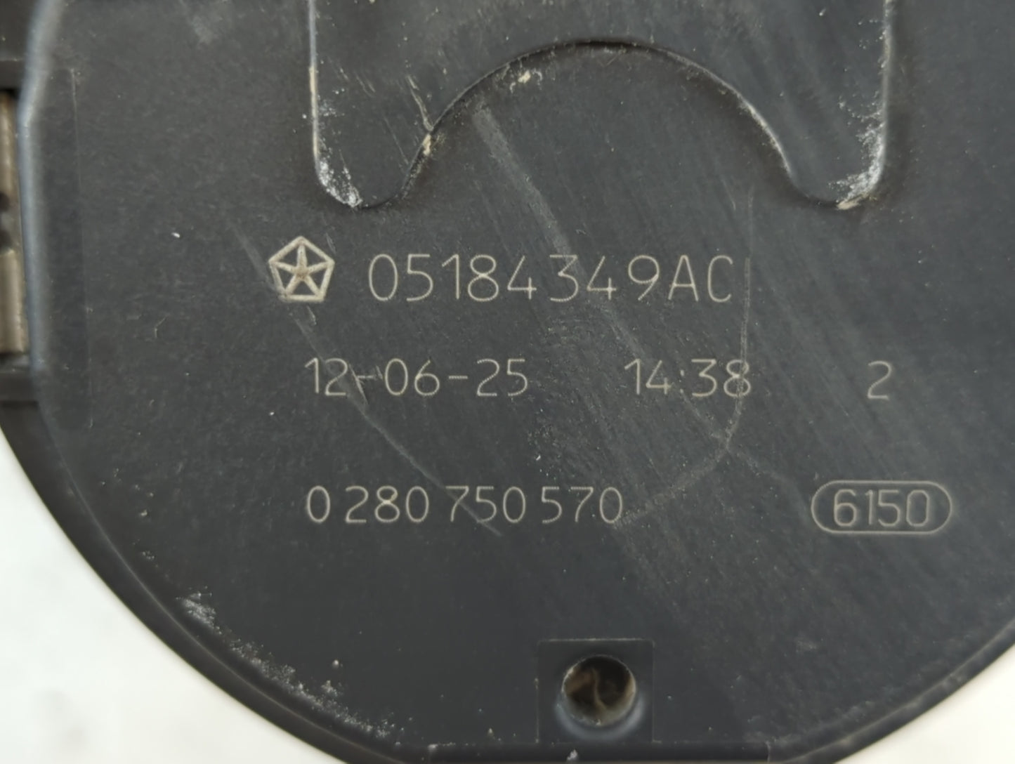 2011-2022 Dodge Durango Throttle Body P/N:0 280 750 570 05184349AC Fits OEM Used Auto Parts - Oemusedautoparts1.com