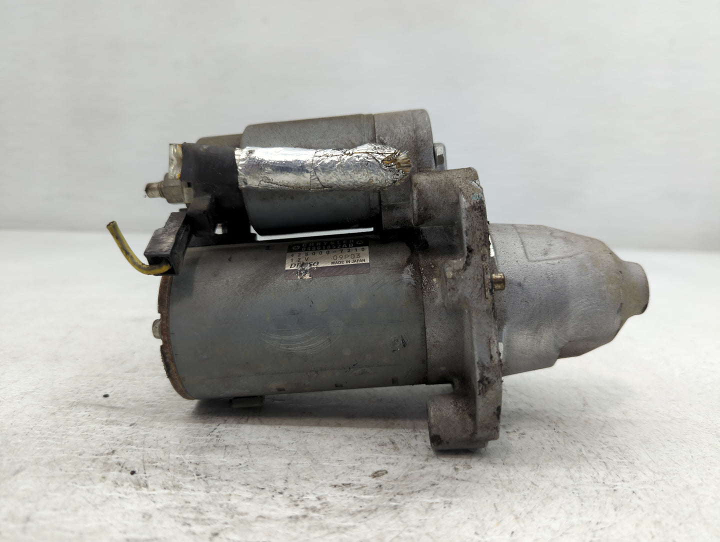 2011-2015 Dodge Durango Car Starter Motor Solenoid OEM P/N:428000-7210 Fits Fits 2011 2012 2013 2014 2015 2016 OEM Used Auto