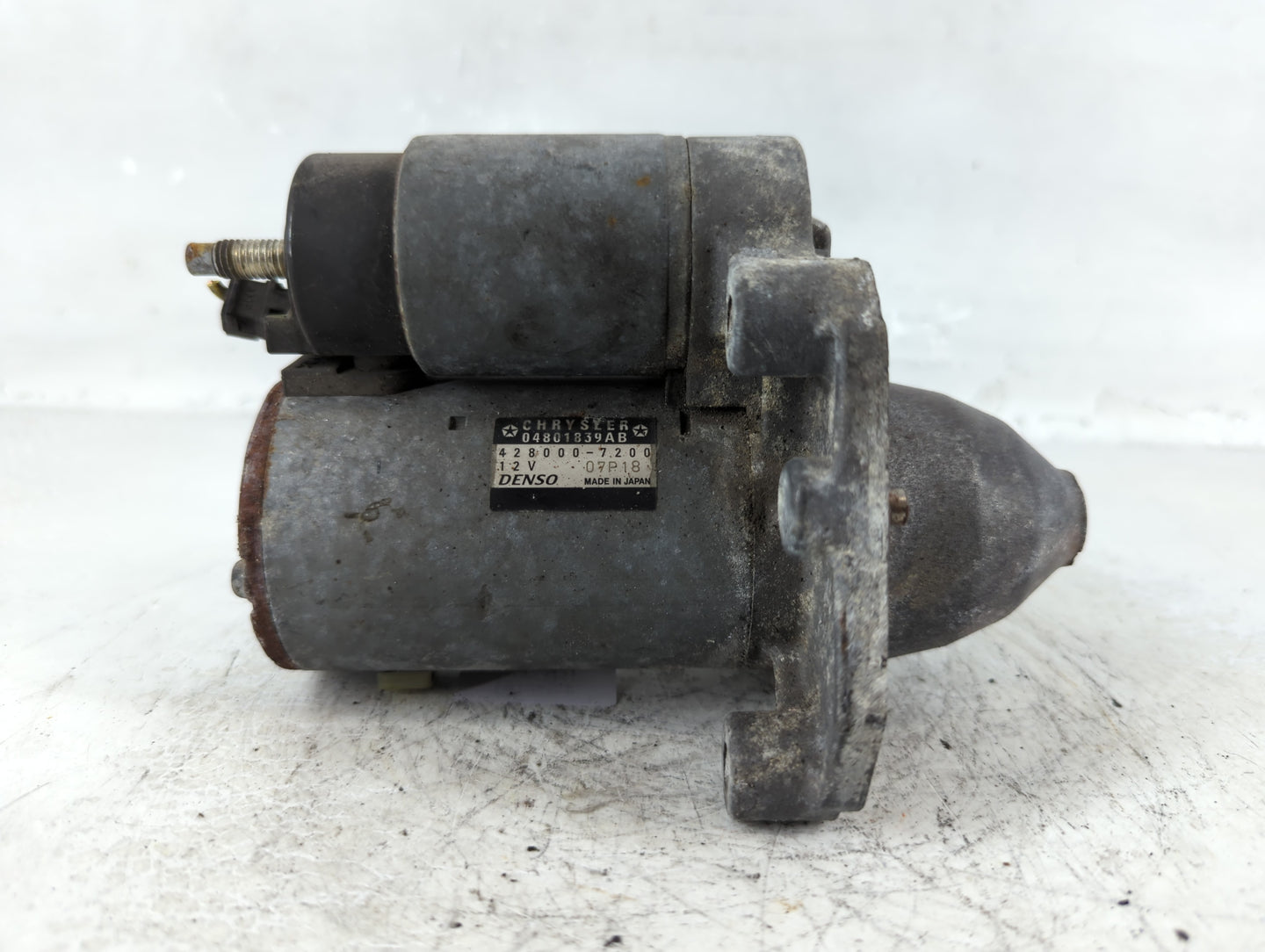 2011-2020 Dodge Grand Caravan Car Starter Motor Solenoid OEM P/N:428000-7200 04801839AB Fits OEM Used Auto Parts - Oemusedau