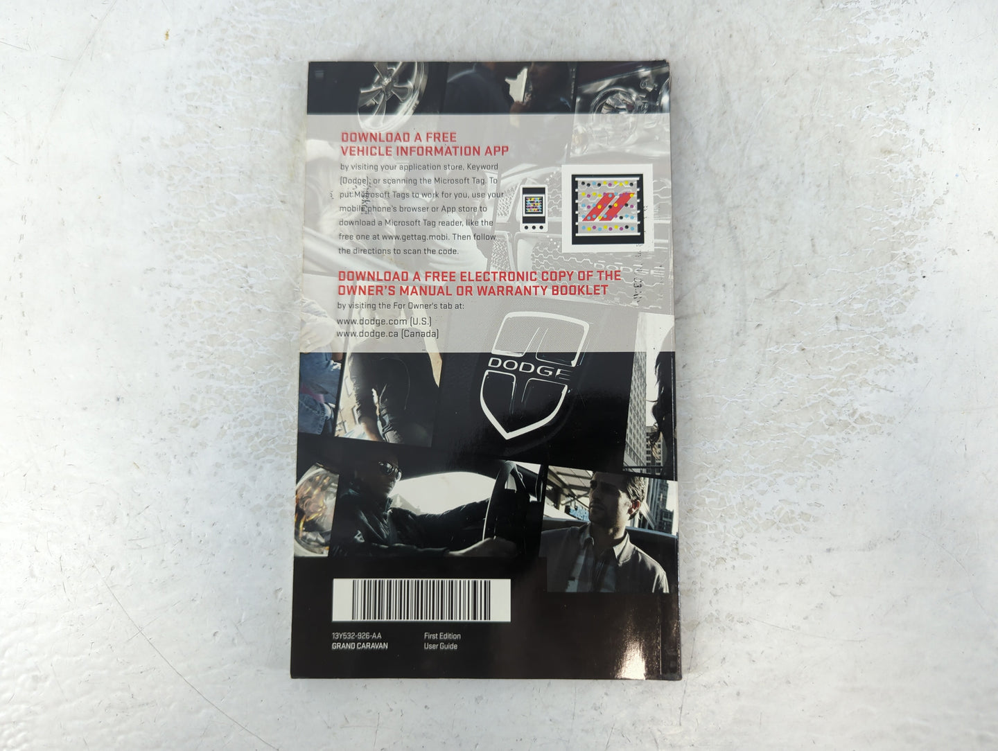 2013 Dodge Grand Caravan Owners Manual Book Guide OEM Used Auto Parts - Oemusedautoparts1.com