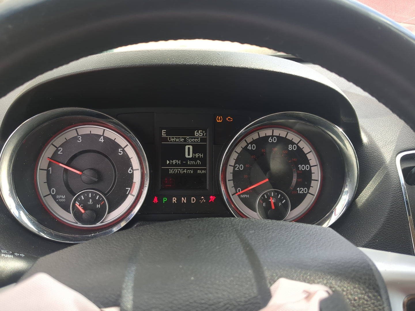 2013 Dodge Grand Caravan Instrument Cluster Speedometer Gauges Miles:170K Fits OEM Used Auto Parts - Oemusedautoparts1.com
