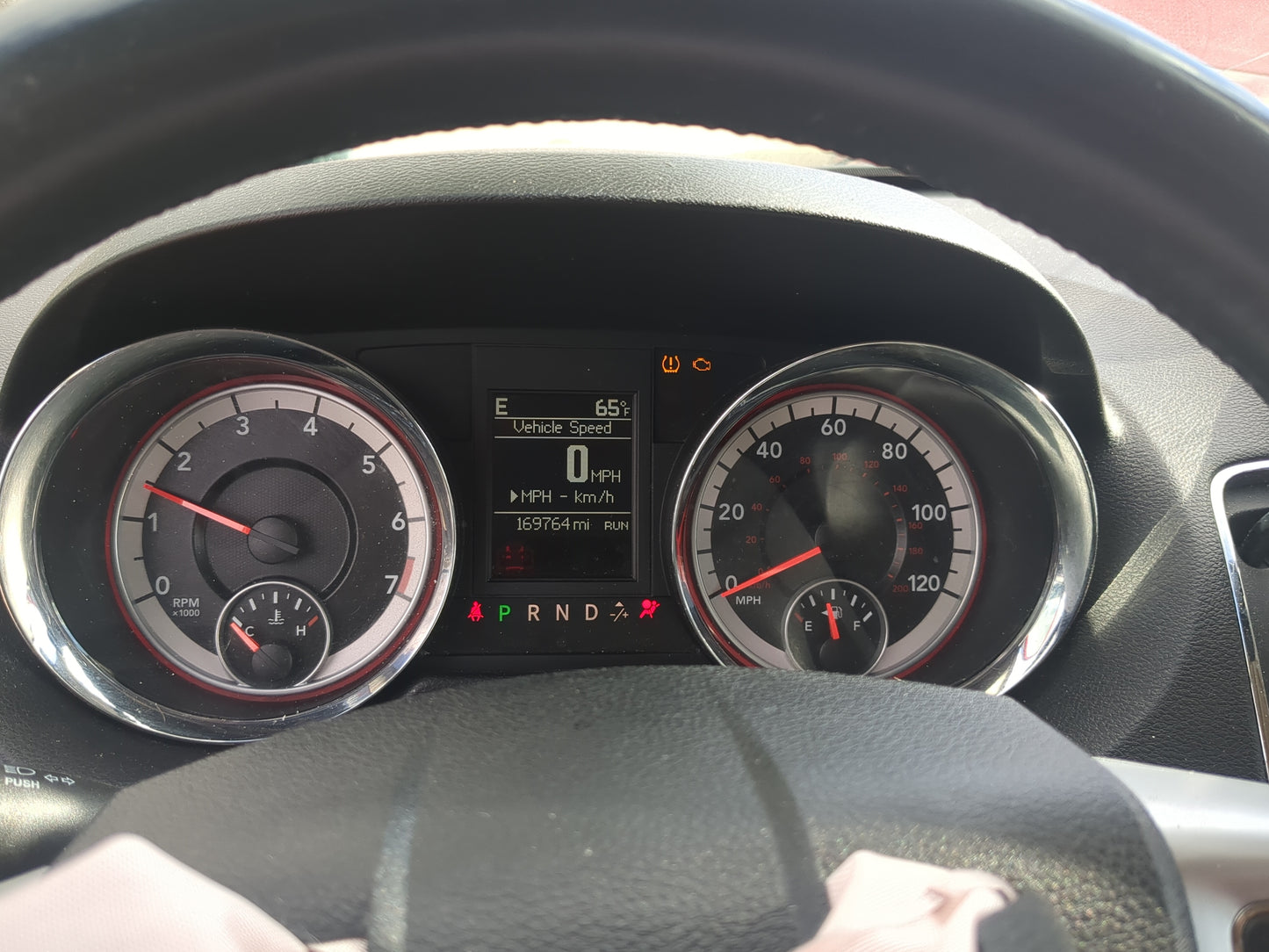 2013 Dodge Grand Caravan Instrument Cluster Speedometer Gauges Miles:170K Fits OEM Used Auto Parts - Oemusedautoparts1.com