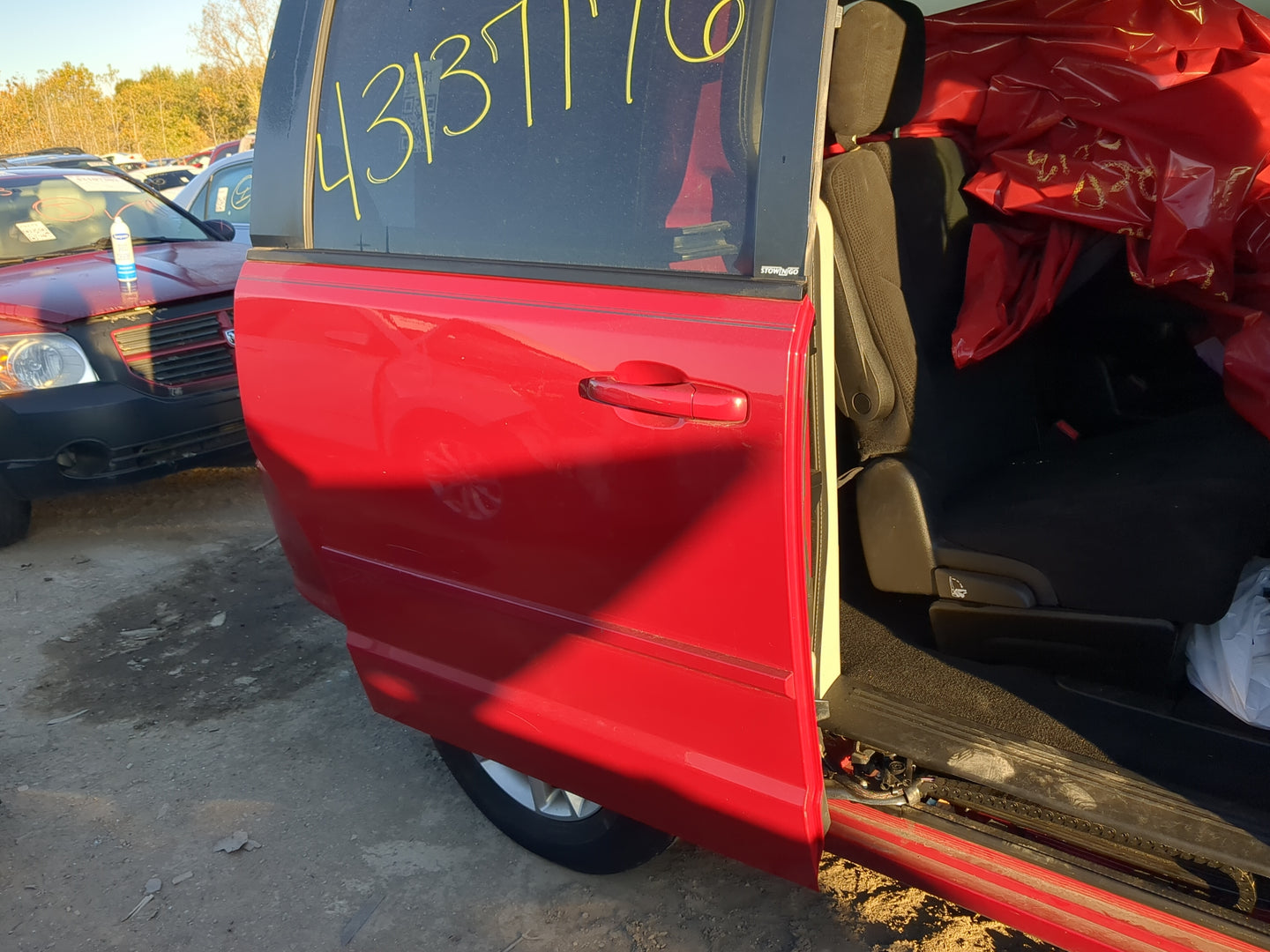 2008-2020 Dodge Grand Caravan Passenger Rear Door Oem - Oemusedautoparts1.com