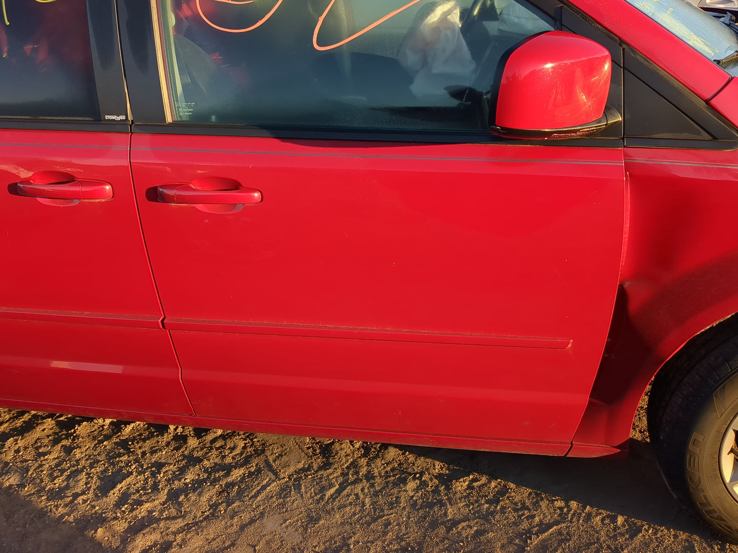2008-2020 Dodge Grand Caravan Passenger Front Door Oem - Oemusedautoparts1.com
