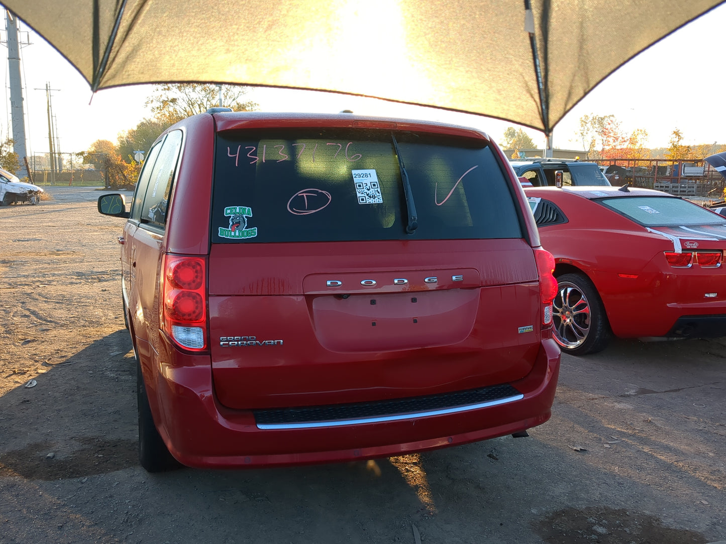 2011-2020 Dodge Grand Caravan Trunk/decklid/hatch/tailgate Oem 1215719 - Oemusedautoparts1.com