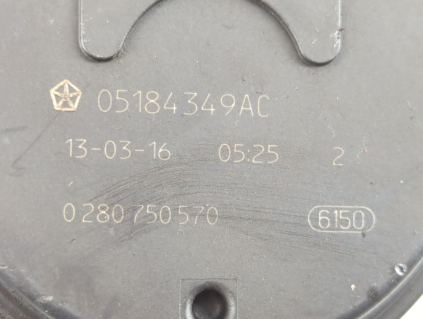 2011-2020 Dodge Grand Caravan Throttle Body P/N:0 280 750 570 05184349AC Fits OEM Used Auto Parts - Oemusedautoparts1.com