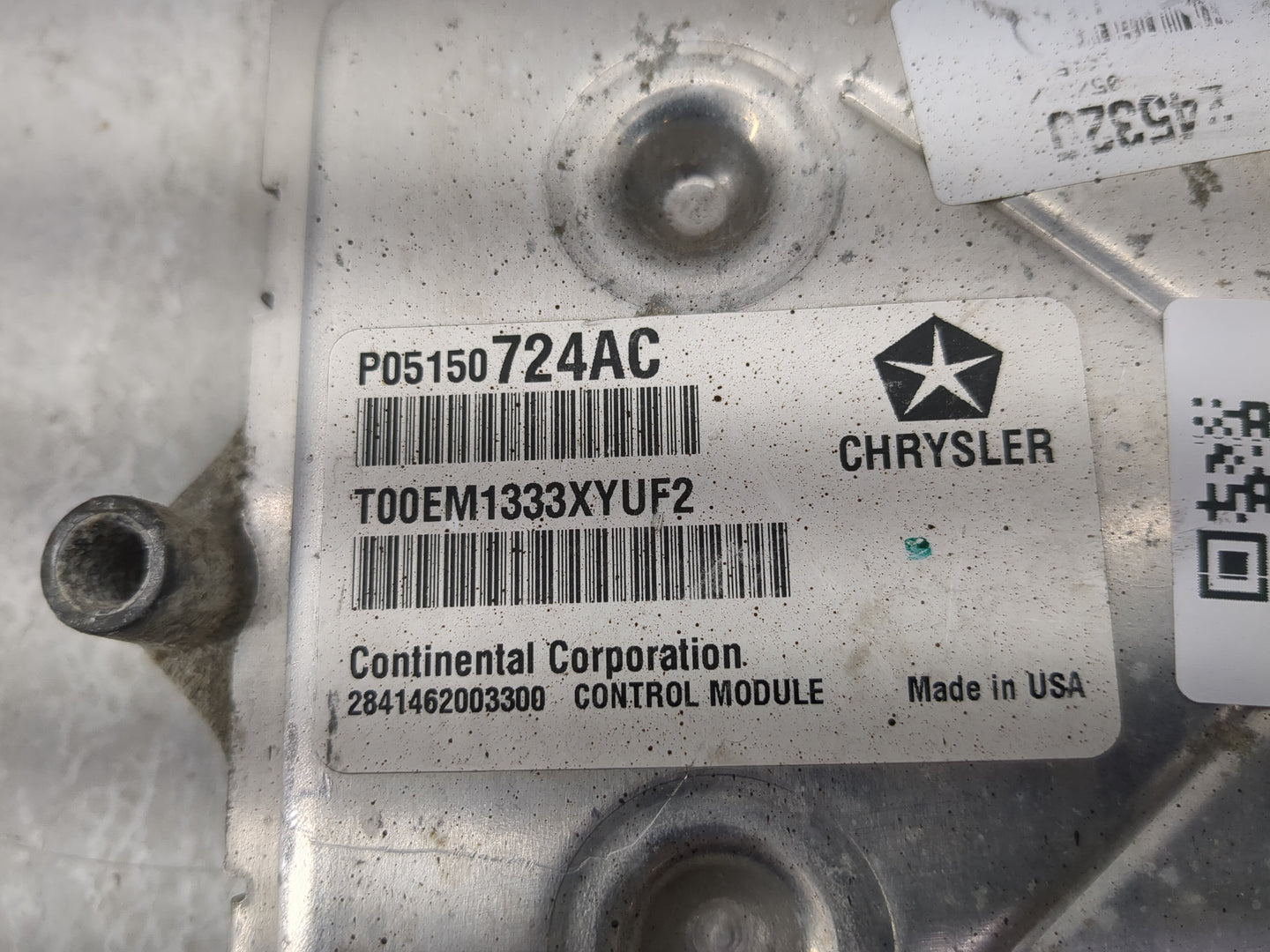 2013 Dodge Grand Caravan PCM Engine Control Computer ECU ECM PCU OEM P/N:P05150724AC T00EM1333XYUF2, 2841462003300 Fits OEM 
