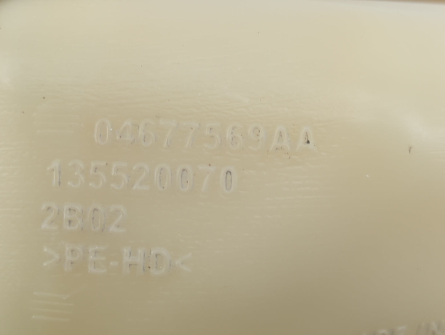 2013 Dodge Grand Caravan Windshield Washer Fluid Reservoir Bottle Oem - Oemusedautoparts1.com