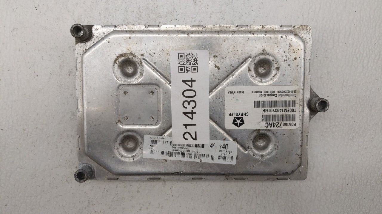 2013 Dodge Grand Caravan PCM Engine Control Computer ECU ECM PCU OEM P/N:P05150724AC P68161510AD, P68161510AE, P68161510AC F