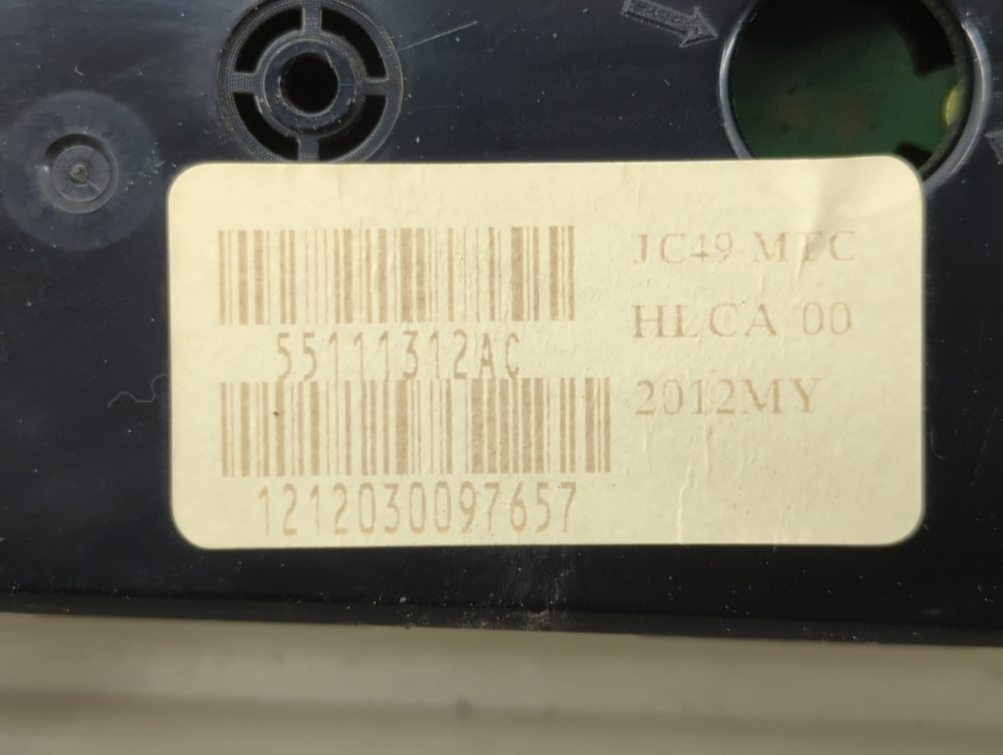 2012-2020 Dodge Grand Caravan Climate Control Module Temperature AC/Heater Replacement P/N:55111312AB 55111312AC Fits OEM Us