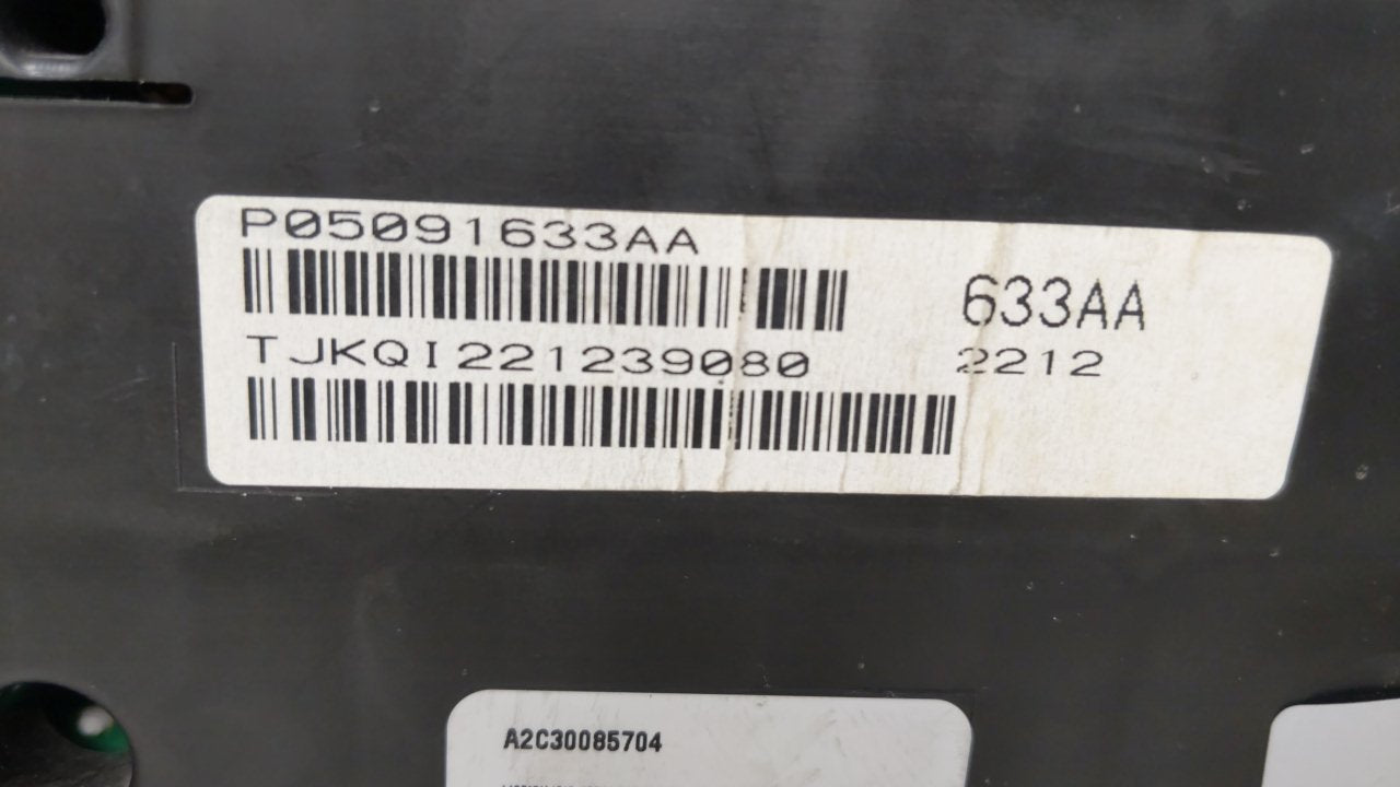2013 Dodge Grand Caravan Instrument Cluster Speedometer Gauges P/N:P05091633AA Fits OEM Used Auto Parts - Oemusedautoparts1.